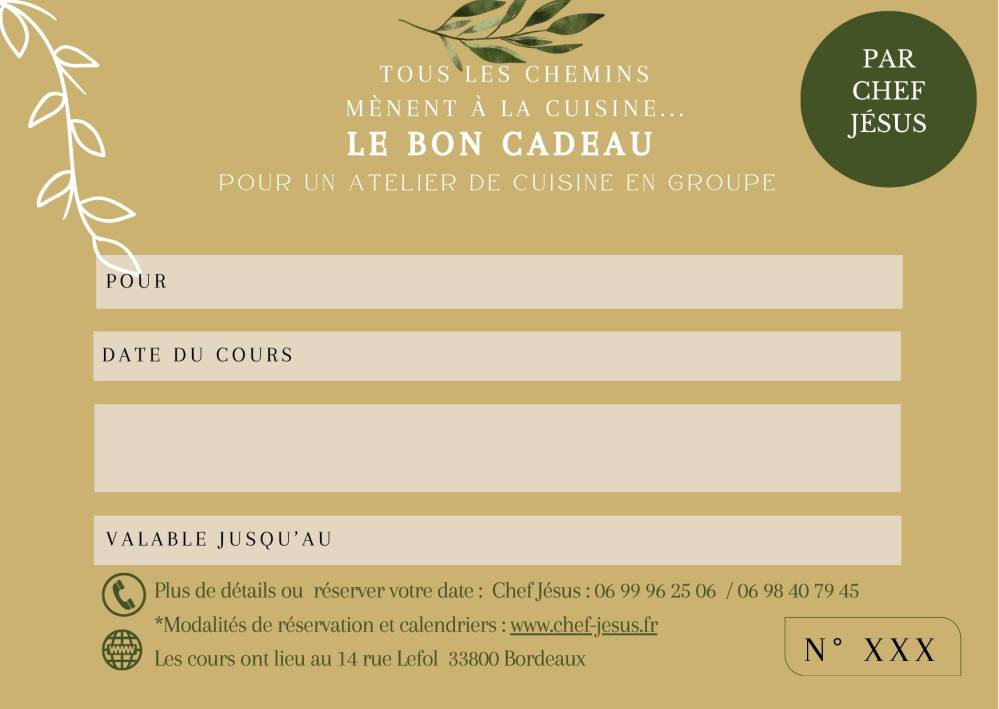 Bon cadeaux collectif 